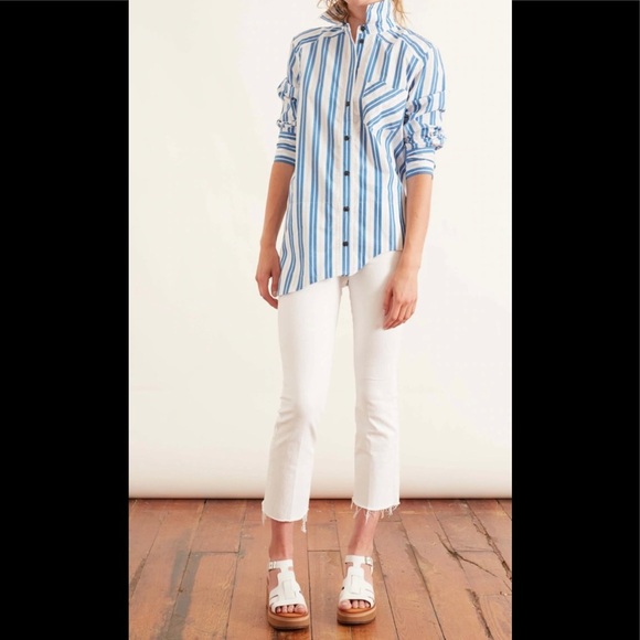 MOTHER The Hustler Ankle Fray Jean in Fairest of Them All Size 31 NWT - Picture 2 of 16